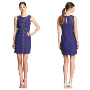 Adrianna Papell Lace Embellished Dress